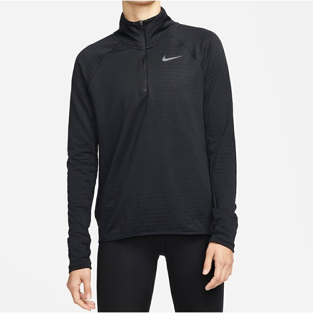 Nike Therma-FIT Element Women's Running Jacket Quarter Zip Size Large L Black